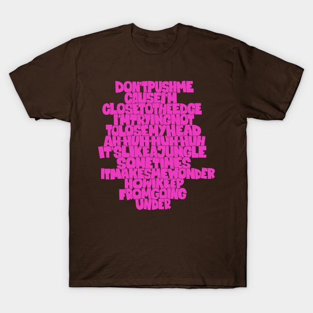 Unleash the Message: Grandmaster Flash Tribute Design with Wildstyle Block Letters T-Shirt by Boogosh